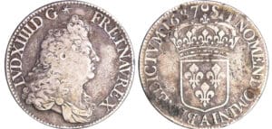 Louis XIV (1643-1715) - Ecu à la perruque - 1687 A (Paris)