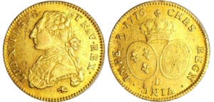 Louis XVI (1774-1792) - Double louis d’or au buste habillé - 1776 D (Lyon)