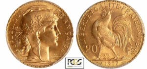 Troisième république (1871-1940) - 20 francs Marianne 1907 A (Paris)