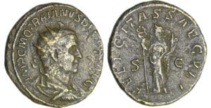 Trajan Dèce - Double sesterce (249, Rome) - La Félicité