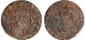 Pays-Bas - Thorn, Abdij -  Anna van der Marck (1604-1631) - Duit