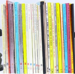 Collection de 25 ouvrages de De Mey en format poche