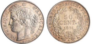 Troisième république (1871-1940) - 50 centimes Cérès 1874 A (Paris)