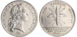 Louis XV (1715-1774) - Jeton en argent - Extraordinaire des guerres 1741