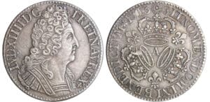 Louis XIV (1643-1715) - Ecu aux 3 couronnes - 1713 A (Paris)