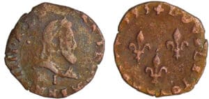 Henri IV (1589-1610) - Double tournois - 1594 I (Limoges)