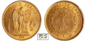 Troisième république (1871-1940) - 20 francs Génie 1886 A (Paris)