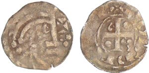 Berri - Seigneurie de Celles - Robert Ier - Denier