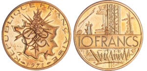 Cinquième république (1959- ) - 10 francs Mathieu 1978 piéfort