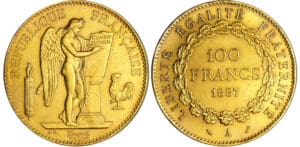 Troisième république (1871-1940) - 100 francs Génie 1887 A (Paris)