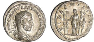 Macrin - Antoninien (217, Rome) - La Fidélité