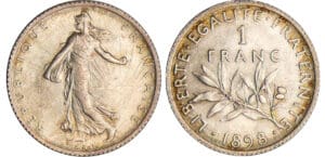 Troisième république (1871-1940) - 1 franc Semeuse 1898