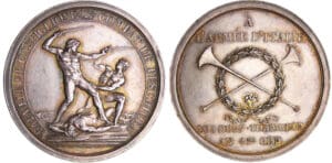Directoire (1795-1799) - Napoléon Bonaparte -Médaille en argent - Bataille de Castiglione et combat de Peschiera, 1796 Milan