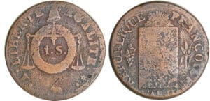 Convention (1792-1795) - Sol à la balance non daté (1794) - An II (Pau)