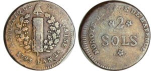 Allemagne - Siège de Mayence - 2 sols 1793