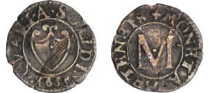 Les trois évêchés - Metz - Liard de billon 1655