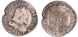 Lorraine - Duché de Lorraine - Henri II  - Teston (Nancy)