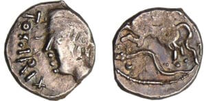 Séquanes - Denier TOGGIRIX (80-50 av. J.-C.)