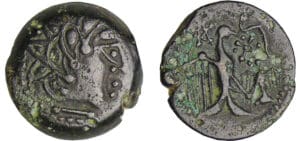 Carnutes - Bronze aux oiseaux et au serpent (52 av. J.-C.)