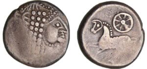 Celtes de l'est - Danube - Tétradrachme type de Wuschelkopf (100-50 av. J.-C.)