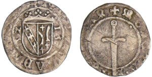 Lorraine - Duché de Lorraine - Nicolas de Vaudémont - Demi-gros 1552 (Nancy)