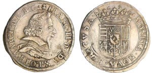 Lorraine - Comté de Slam - François II - Teston 1626 (Nancy)