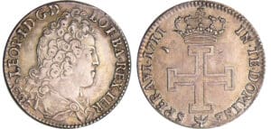 Lorraine - Duché de Lorraine - Léopold 1er - Teston 1711