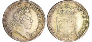 Lorraine - Duché de Lorraine - Léopold 1er - Teston 1716