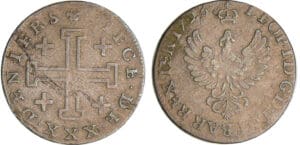 Lorraine - Duché de Lorraine - Léopold 1er - XXX deniers 1728