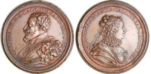 Lorraine - Médaille - Charles III (1543-1608) et Claude de France