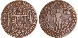 Lorraine - Henri Marquis de Pont-à-Mousson (1582-1608) - Jeton 1584