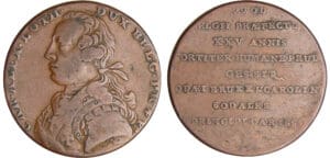 Pays-Bas méridionaux - Charles-Alexandre de Lorraine Gouverneur de la Belgique - Jeton 1769
