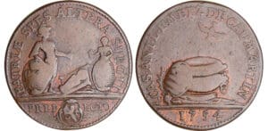 Lorraine - Gouverneurs de Metz - Jeton 1754