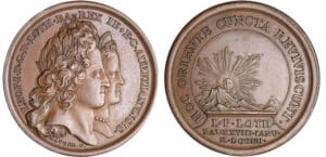 Lorraine - Léopold et Elisabeth d'Orléans - Jeton 1704