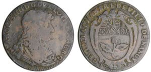 Lorraine - Charles IIII - Ville de Nancy - Jeton 1704