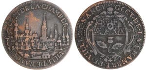 Lorraine - Charles IIII - Ville de Nancy - Jeton 1660