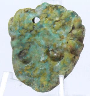 Précolombien - Maya - Perle en jade - 500-900 ap.