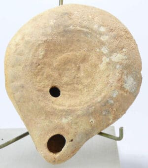 Romain - Lampe à huile en terre cuite - 1er-3ème siècle