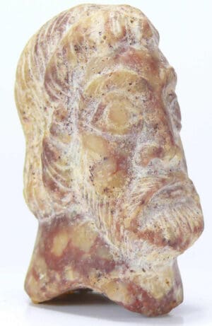 Romain - Epoque tardive - Tête en pierre