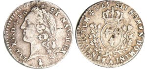 Louis XV (1715-1774) - 1/20 d'écu au bandeau - 1765 A (Paris)