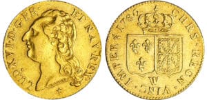 Louis XVI (1774-1792) - Louis d’or au buste nu - 1786 W (Lille) 2ème sem