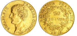 Bonaparte premier consul (1799-1804) - 20 francs An 12 A (Paris)