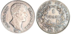 Napoléon 1er (1804-1814) - 1 franc An 13 A (Paris)