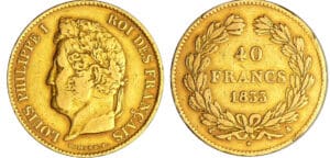 Louis-Philippe Ier (1830-1848) - 40 francs 1833 A (Paris)
