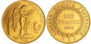 Troisième république (1871-1940) - 100 francs Génie 1886 A (Paris)