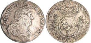 Louis XIV (1643-1715) - ½ écu aux palmes - 1694 A (Paris)