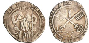 Comtat venaissin - Martin V - Gros d'argent (Avignon)