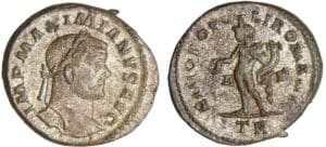 Maximien Hercule - Follis (Trèves)