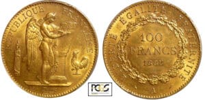 Troisième république (1871-1940) - 100 francs Génie 1882 A (Paris)