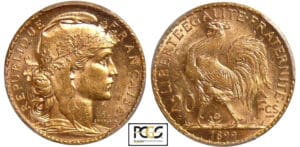 Troisième république (1871-1940) - 20 francs Marianne 1899 A (Paris)